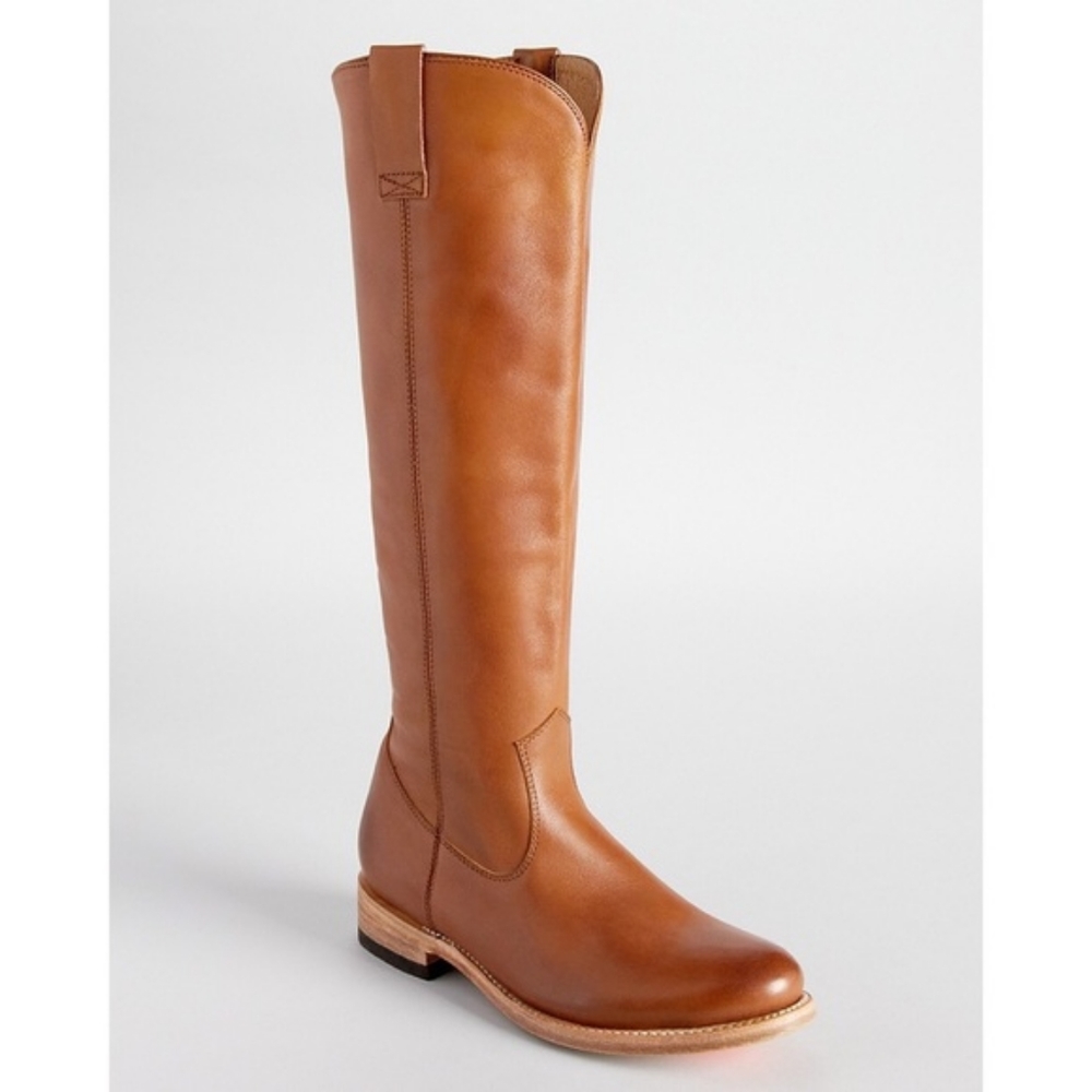 Dolce Vita Lujan Brown Cognac Riding Boots Size 7.5 Leather